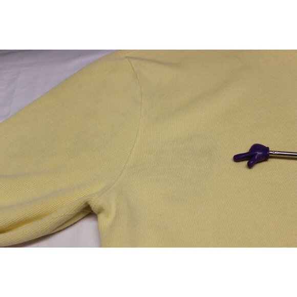 Faconnable Pullover Sweater Men’s Size Large V-Notch Crew Neck Tight Knit - Picture 10 of 16